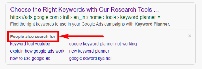 What Is People Also Search For (PASF)?