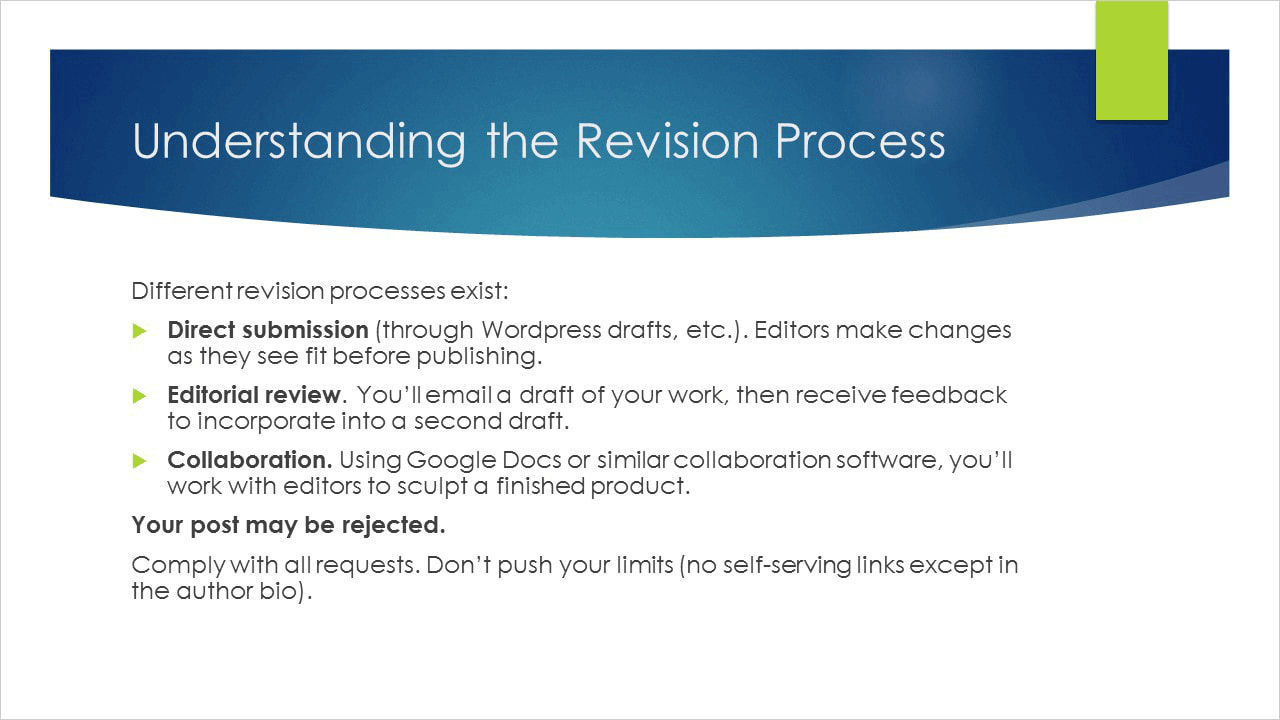 Review Blog Content