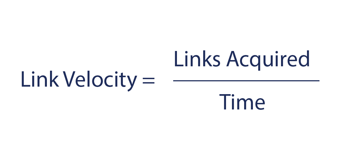 Link velocity calculation