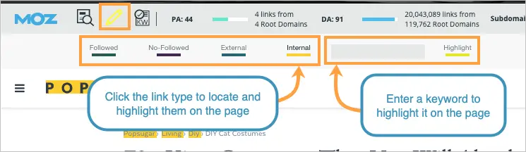 moz toolbar site tracker
