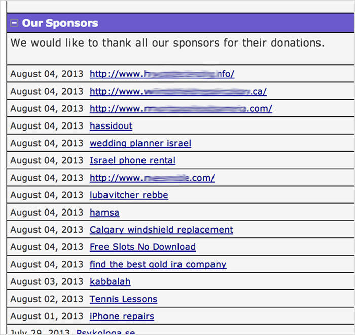 Poor and Low Quality Backlinks