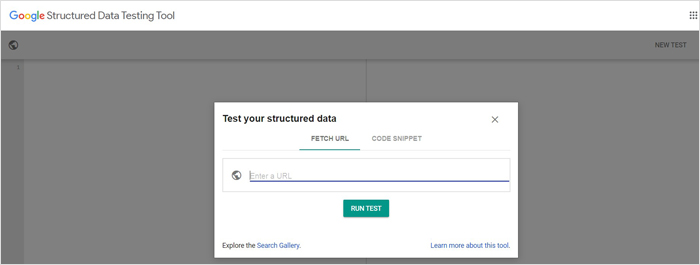 Google Structured Data Testing Tool