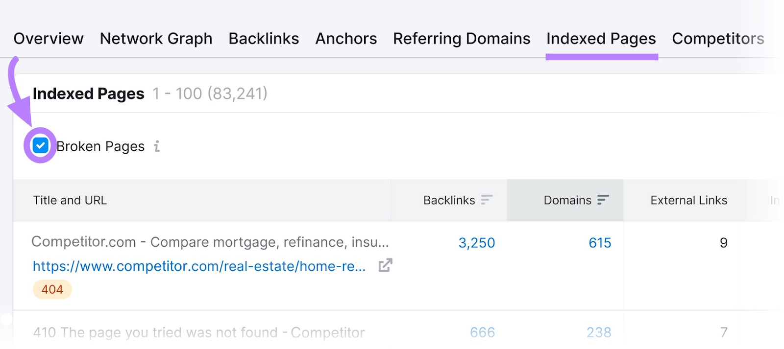 Semrush link reclamation