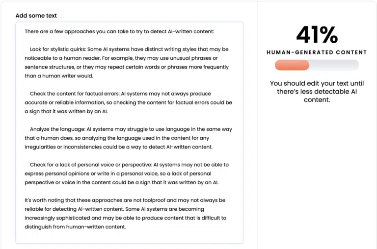 ai writer gpt content detector