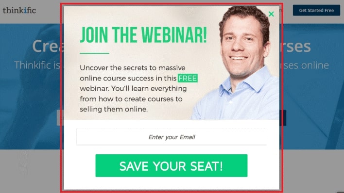 webinar call to action
