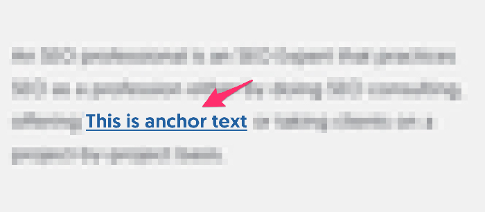 Benefits of Properly Optimized Anchor Text