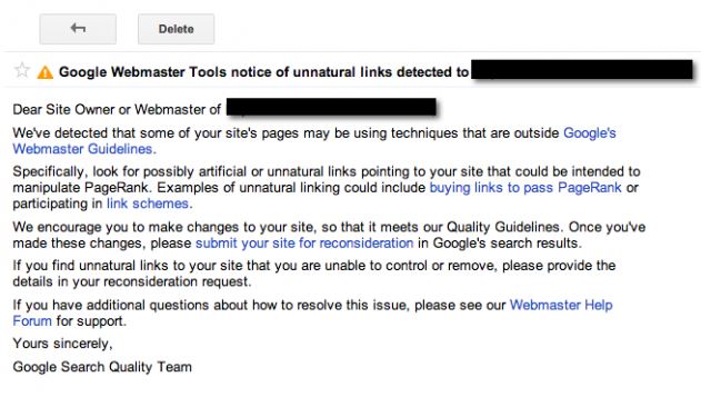 Google penalties