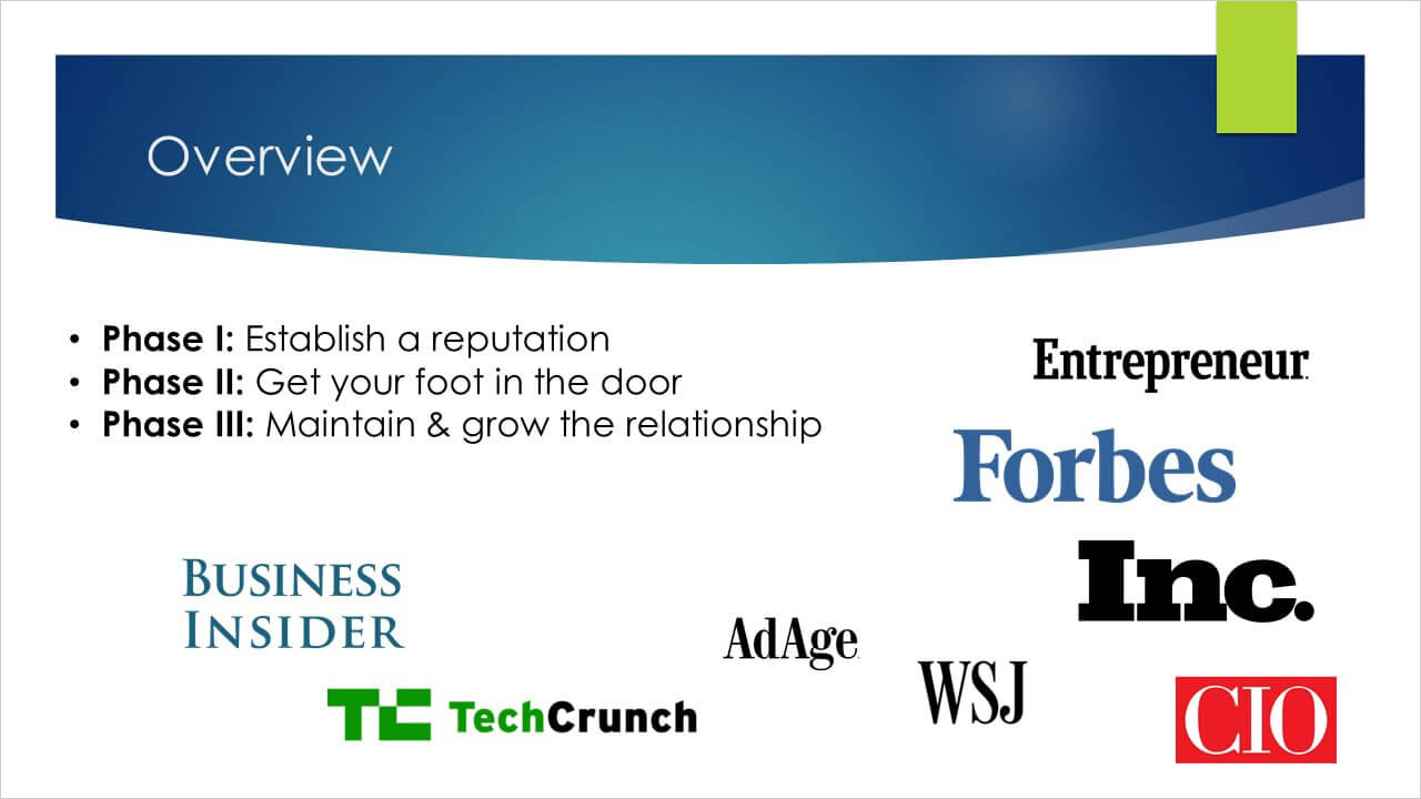 Mentions on Major Publications