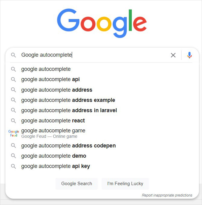 What is Google Autocomplete?