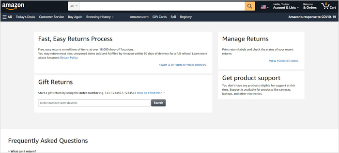 Amazon Returns Process