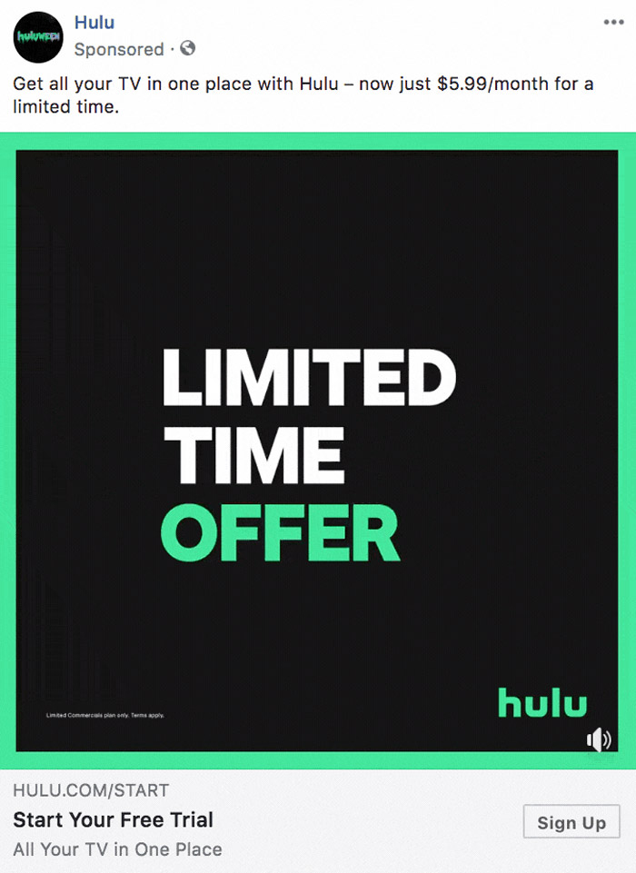 Limited Time Offers