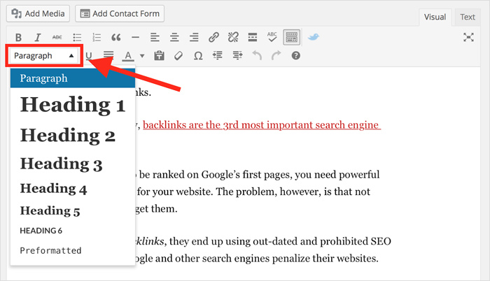 What are Subheading Tags?