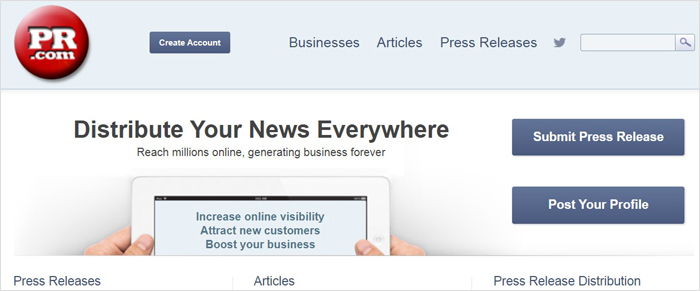 Submit Press Releases